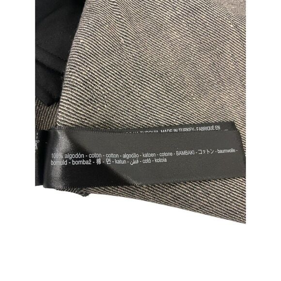 Massimo Dutti Womens Mini Dress M Medium wool linen Grey Black 6673/673 NWT - Picture 7 of 13